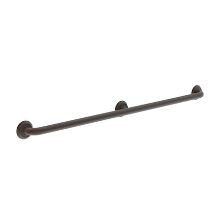 Newport Brass Three Post 42" Grab Bar in English Bronze, 45.15" L, Solid Brass, English Bronze 2400-3942-07